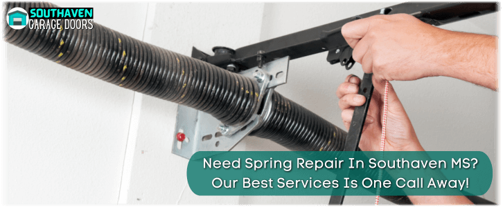 Broken Garage Door Spring Southaven M